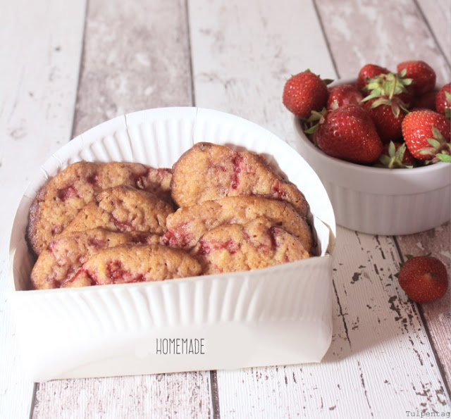 Cookies Vegan Erdbeeren Rezept Kekse