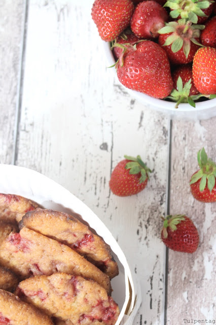 Cookies Vegan Erdbeeren Rezept Kekse