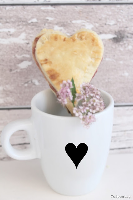 Marmelade Herzen Mürbeteig Valentinstag Muttertag Geschenk Rezept