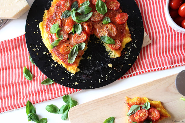 Polenta-Pizza