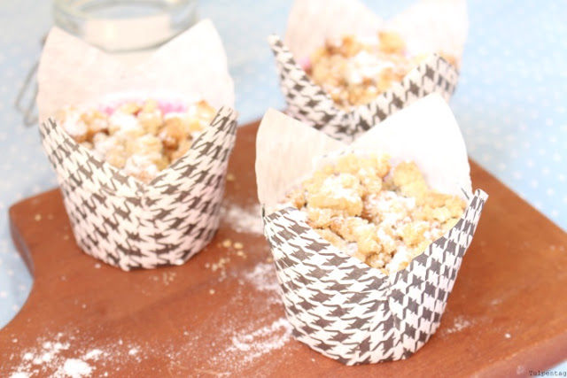 muffins quark streusel nektarinen mohn backen rezept