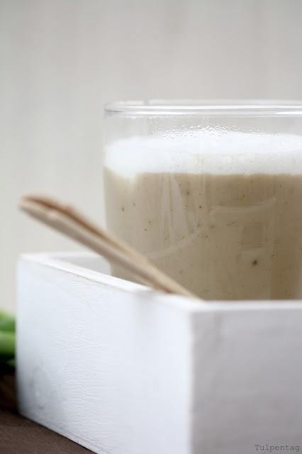 Kokos-Maronensuppe als Cappuccino verkleidet - Tulpentag. Schnelle Rezepte.