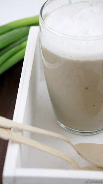 Kokos-Maronensuppe als Cappuccino verkleidet - Tulpentag. Schnelle Rezepte.