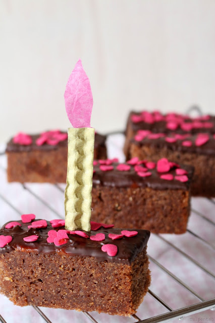 Rührkuchen Sticks Geburtstag Kuchen Rezept Schokolade Marmelade