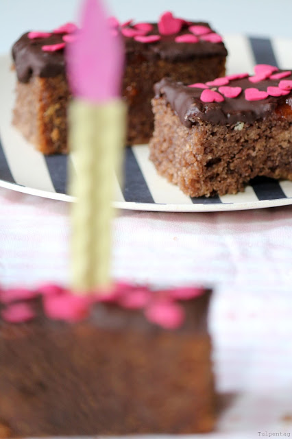Rührkuchen Sticks Geburtstag Kuchen Rezept Schokolade Marmelade