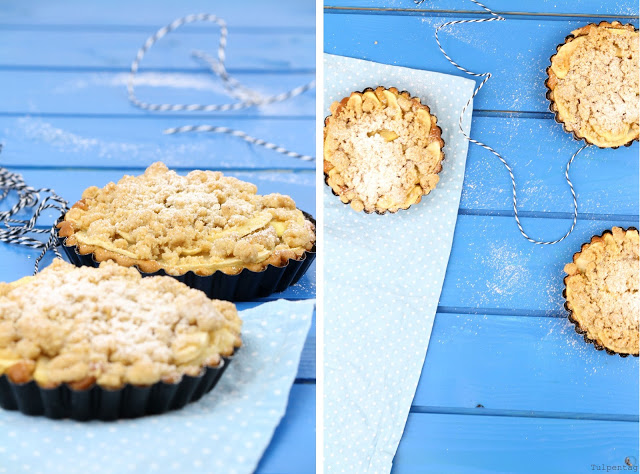 Apfelkuchen Kuchen Streusel Lebkuchen Weihnachten Rezept