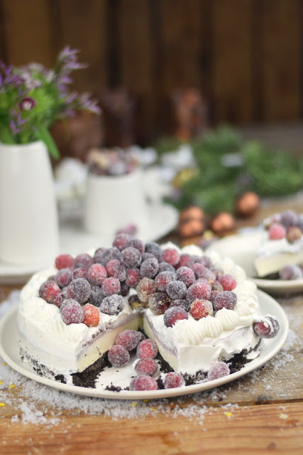 Punschkuchen Weihnachten Kuchen Oreo No Bake