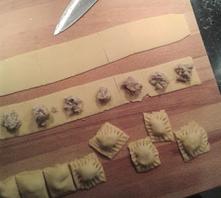Ravioli selber machen mit Maronen und Salbeibutter