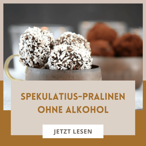 Pralinen ohne Alkohol & ohne Backen: Spekulatius-Pflaumen-Schoko-Bällchen
