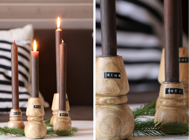 Adventskranz minimalistisch Deko Weihnachten