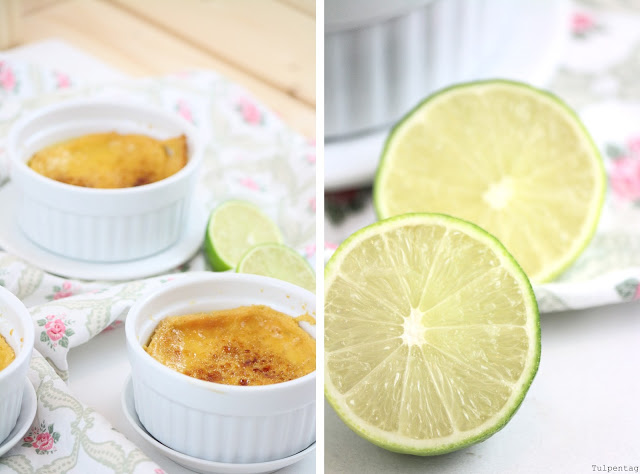 Crème-Brûlée mit Limetten Weihnachten Dessert