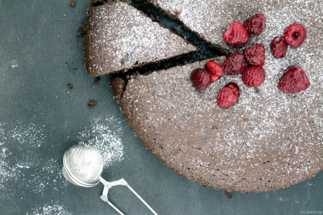 Double-Chocolate-Schokoladen-Tarte-Kuchen