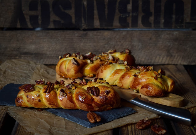 Hefezopf Hefezöpfe Brioche Rezept Ostern Pecannüsse