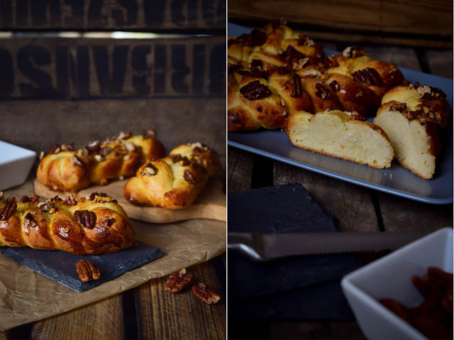 Hefezopf Hefezöpfe Brioche Rezept Ostern Pecannüsse
