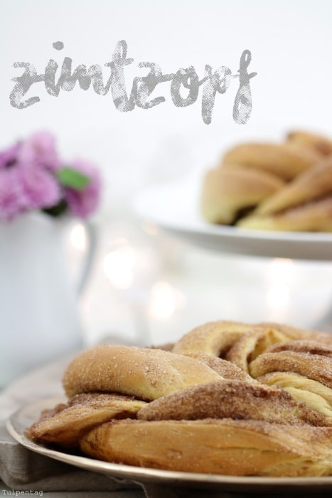 Hefezopf Zimtzopf Hefe Rezept Zimt Gebäck