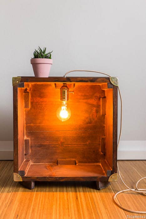 DIY Lampe selber bauen Textilkabel