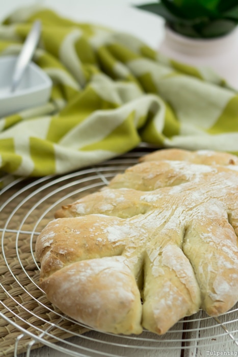 Fougasse Brot Rezept Kräuter