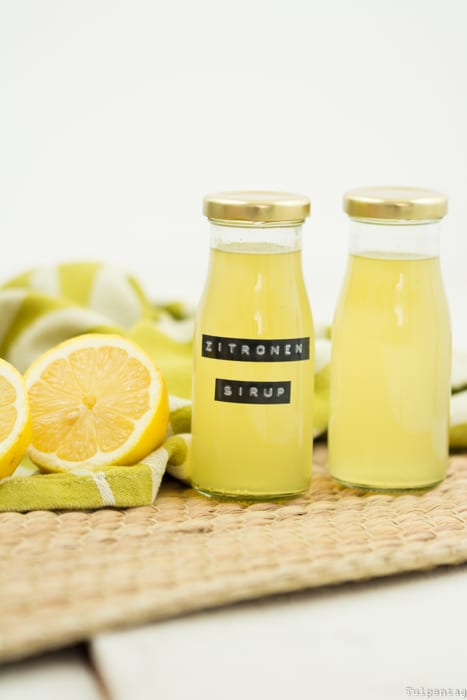 Zitronen-Sirup-Limonade-2 - Tulpentag. Schnelle Rezepte.