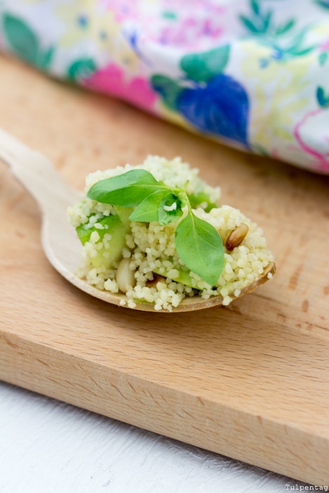 Couscous-Salat Couscous Rezept gesund Grillen Salat Avocado vegetarisch