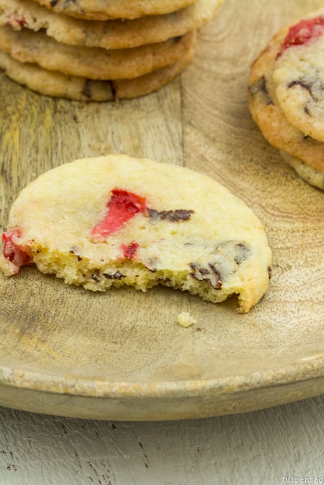 Erdbeeren Schokolade Cookies Kekse Rezept