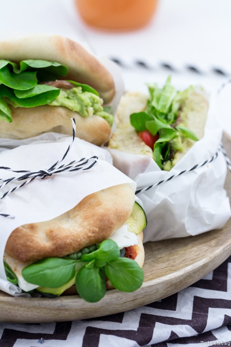 Sandwich Focaccia Grillen Picknick Rezept