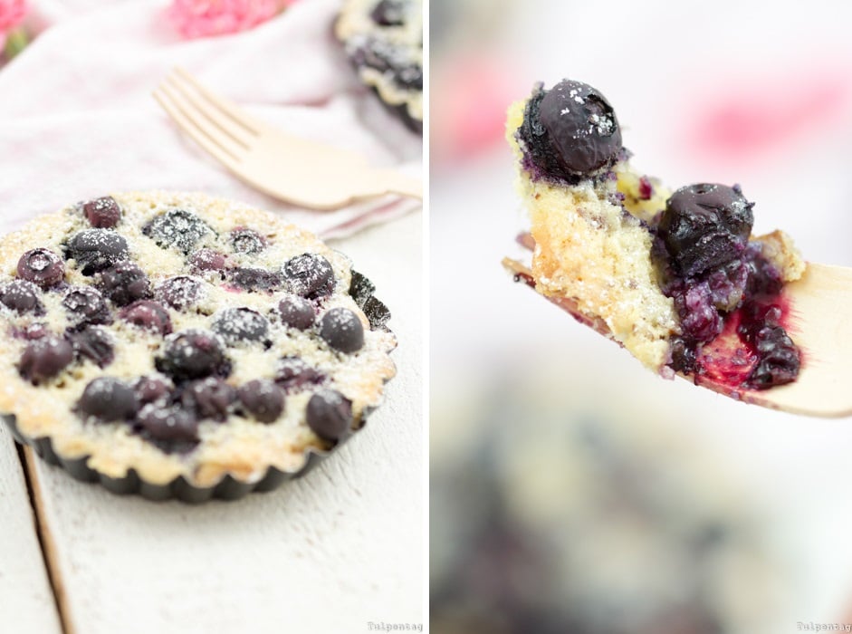 Mazzetti l'originale Tartelettes backen Blaubeeren Heidelbeeren Rezept 
