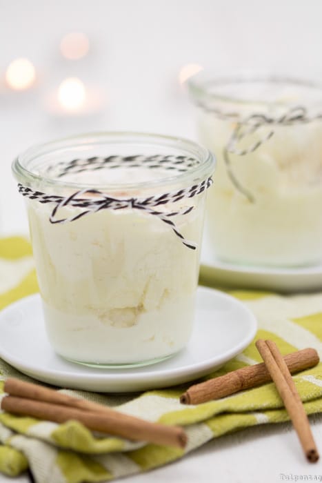 Dessert Creme weiße Schokolade Nachtisch Rezept Zimt Schokocreme