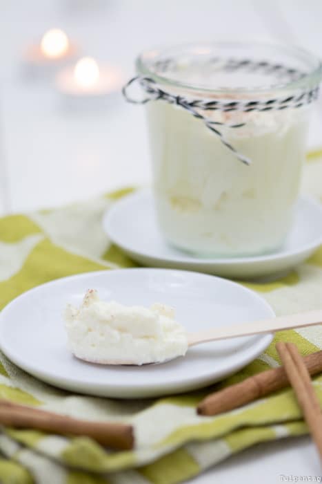 Dessert Creme weiße Schokolade Nachtisch Rezept Zimt Schokocreme