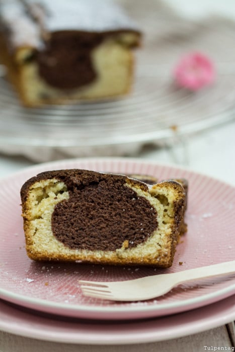 Marmorkuchen Rührkuchen Rezept ohne Ei