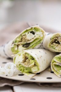 Vegetarische Wraps mit Feta, Avocado und Quinoa-4