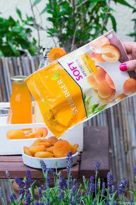Seeberger Soft-Aprikosen Snack Limonade Sirup Aprikosen-Sirup