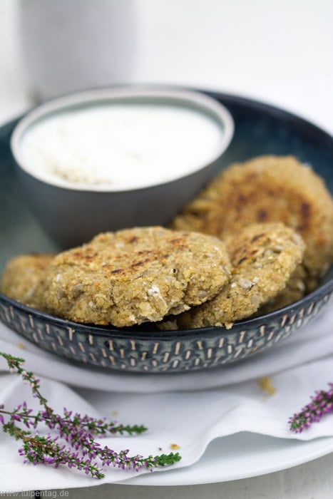 Schnelle vegetarische Grünkern-Bratlinge - Schnelle vegetarische Rezepte.