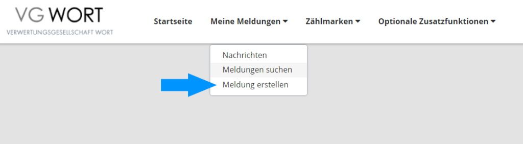 Beiträge bei der VG Wort melden. Geld verdienen als Blogger.