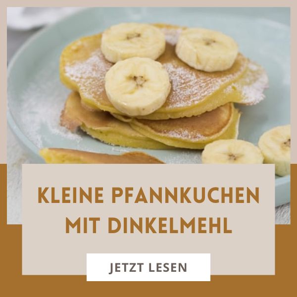 Pfannkuchen mit Dinkelmehl und das schnelle und einfache Grundrezept.
