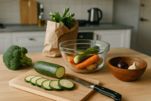 Essensplan für eine Woche erstellen. Rezepte und Gerichte für 7 Tage bestimmen mit diesen Tipps.