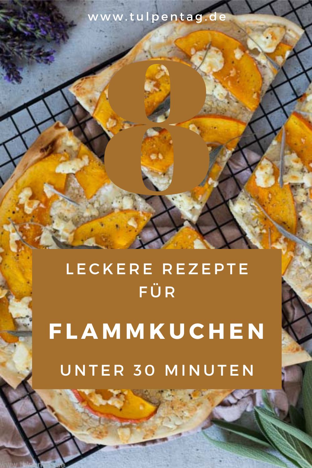 Rezepte für Flammkuchen (teils vegetarisch). Einfach und schnell.