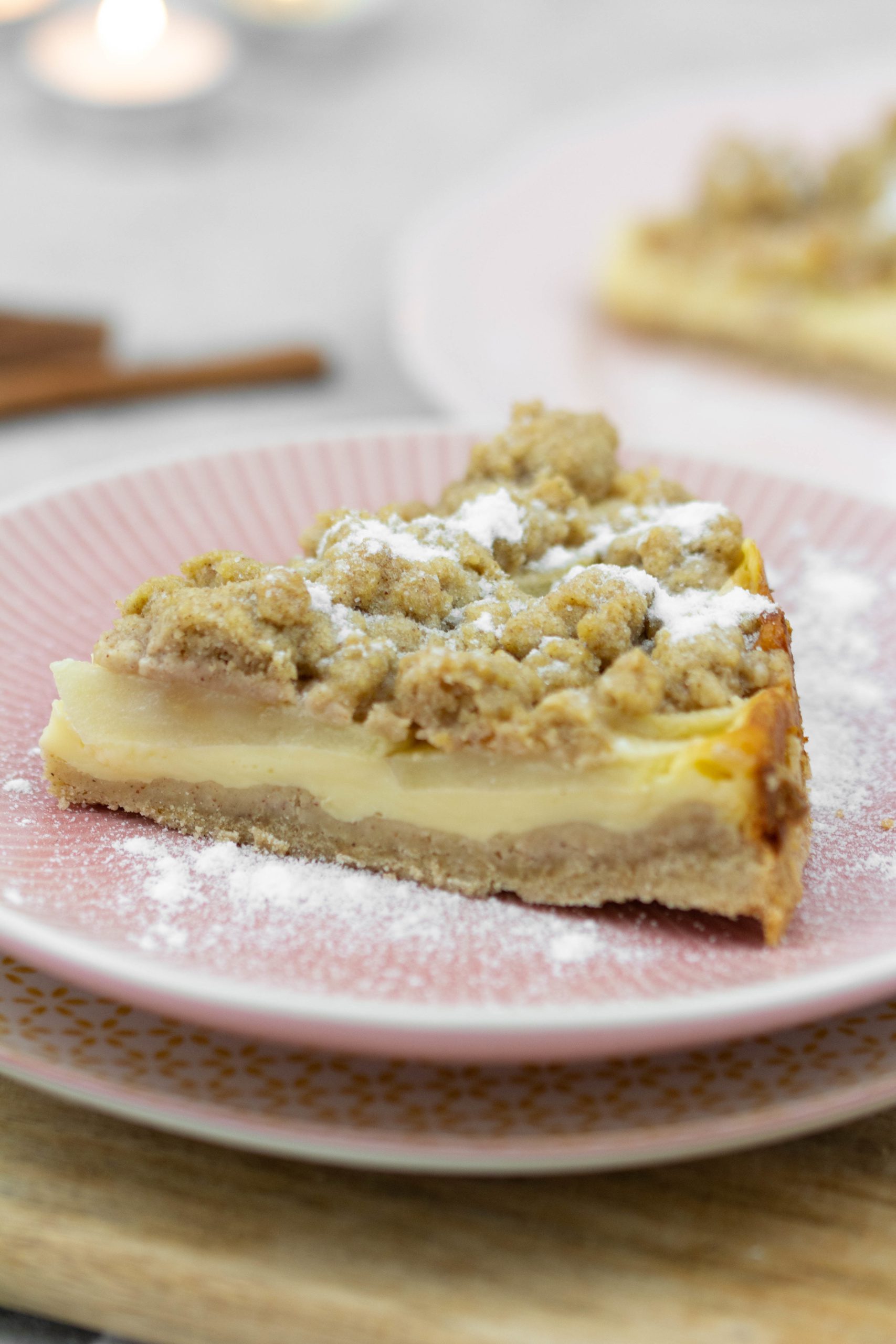 Streuselkuchen-mit-Apfel-Zimt-Pudding - Tulpentag. Schnelle Rezepte.