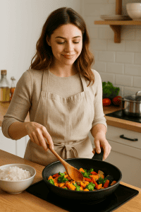 Schnelle Rezepte für eine Woche. Wochenplan für Familien