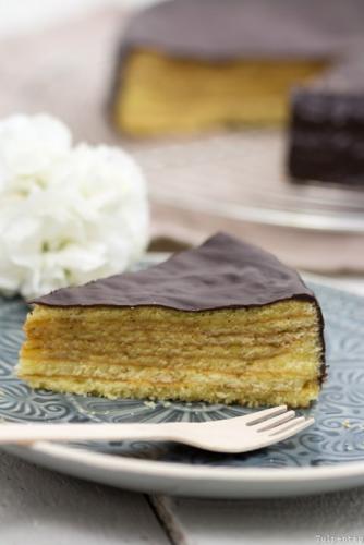 Baumkuchen mit Marzipan