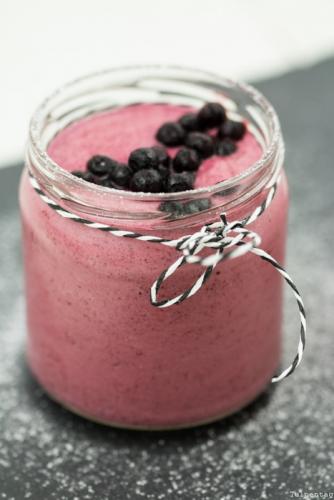 Beeren-Dessert mit Sahne