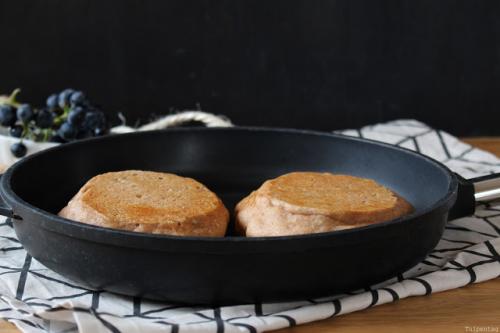 Brötchen aus der Pfanne