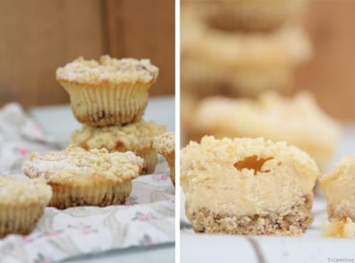 Cheescake-Muffins mit Streuseln