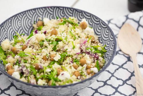 Couscous-Salat mit Rucola