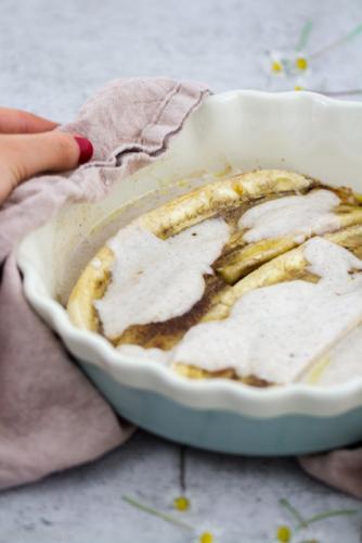 Gegrillte Banane mit Zimtbutter