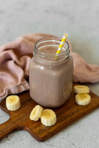 Haferflocken-Smoothie Schoko-Banane