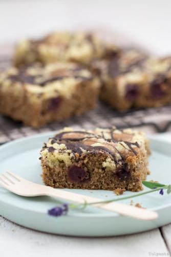 Schoko-Kirsch-Streuselkuchen vom Blech